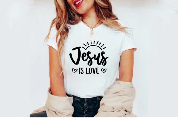 Jesus is Love T-shirt Design