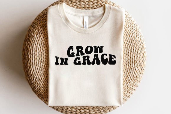 Retro Christian SVG Design, Grow in Gr